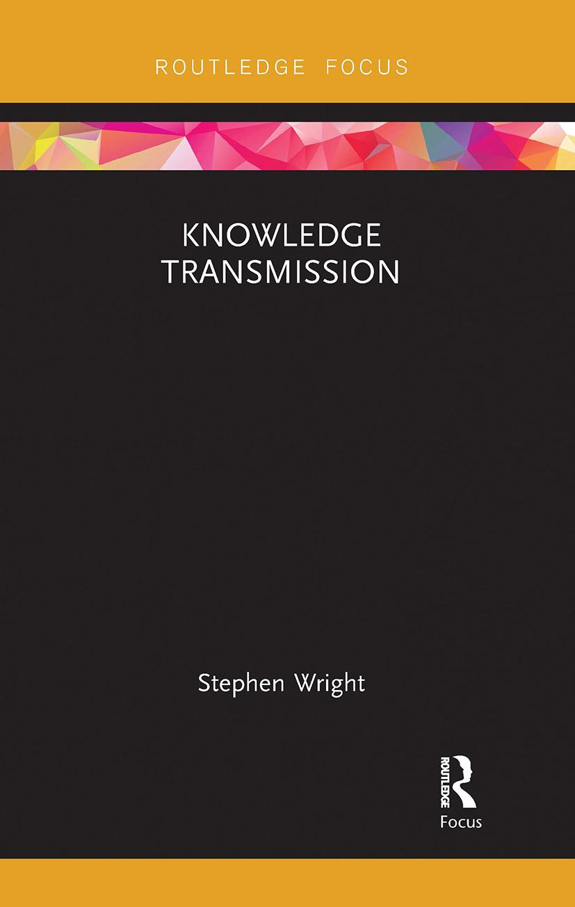 Knjiga Knowledge Transmission Stephen Wright