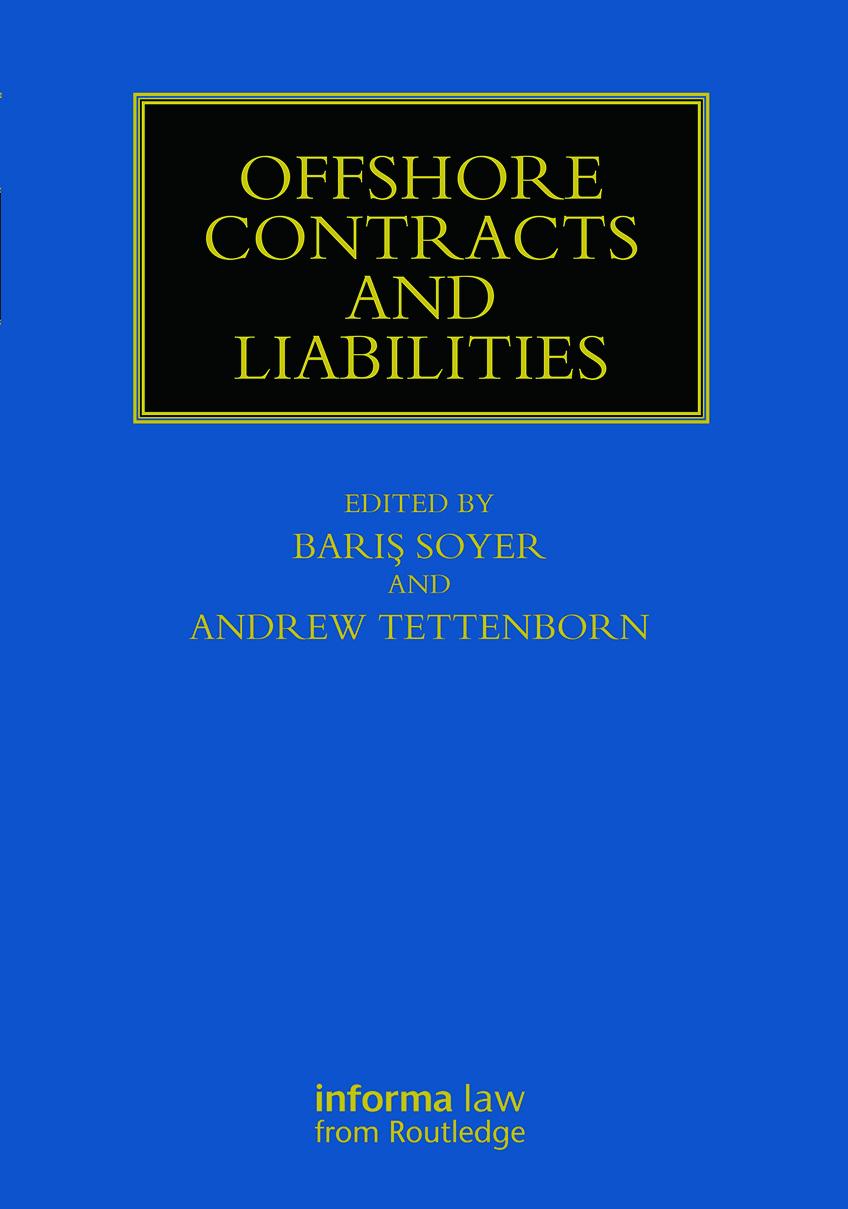 Kniha Offshore Contracts and Liabilities Andrew Tettenborn