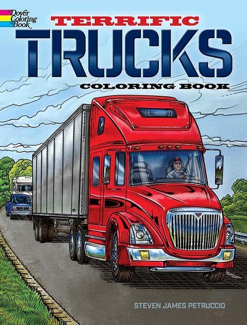 Könyv Terrific Trucks Coloring Book Steven James Petruccio