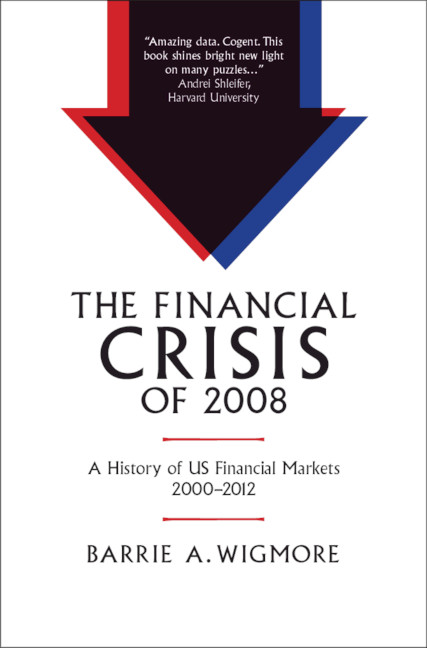 Könyv Financial Crisis of 2008 BARRIE A. WIGMORE