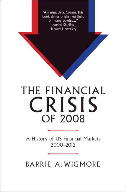 Kniha Financial Crisis of 2008 BARRIE A. WIGMORE