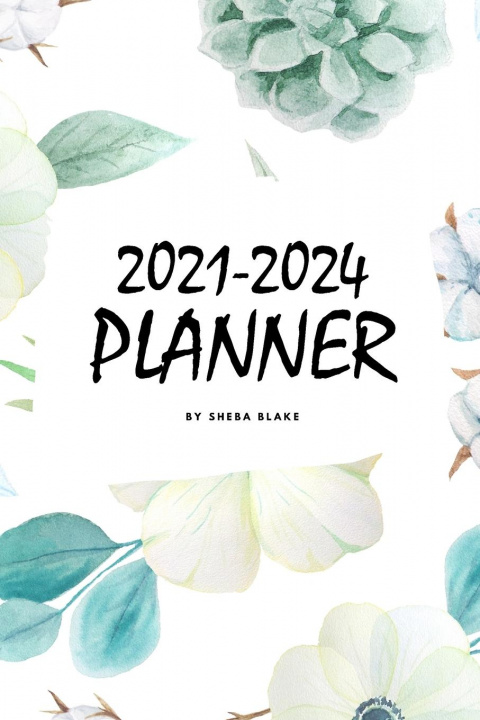 Könyv 2021-2024 (4 Year) Planner (6x9 Softcover Planner / Journal) 