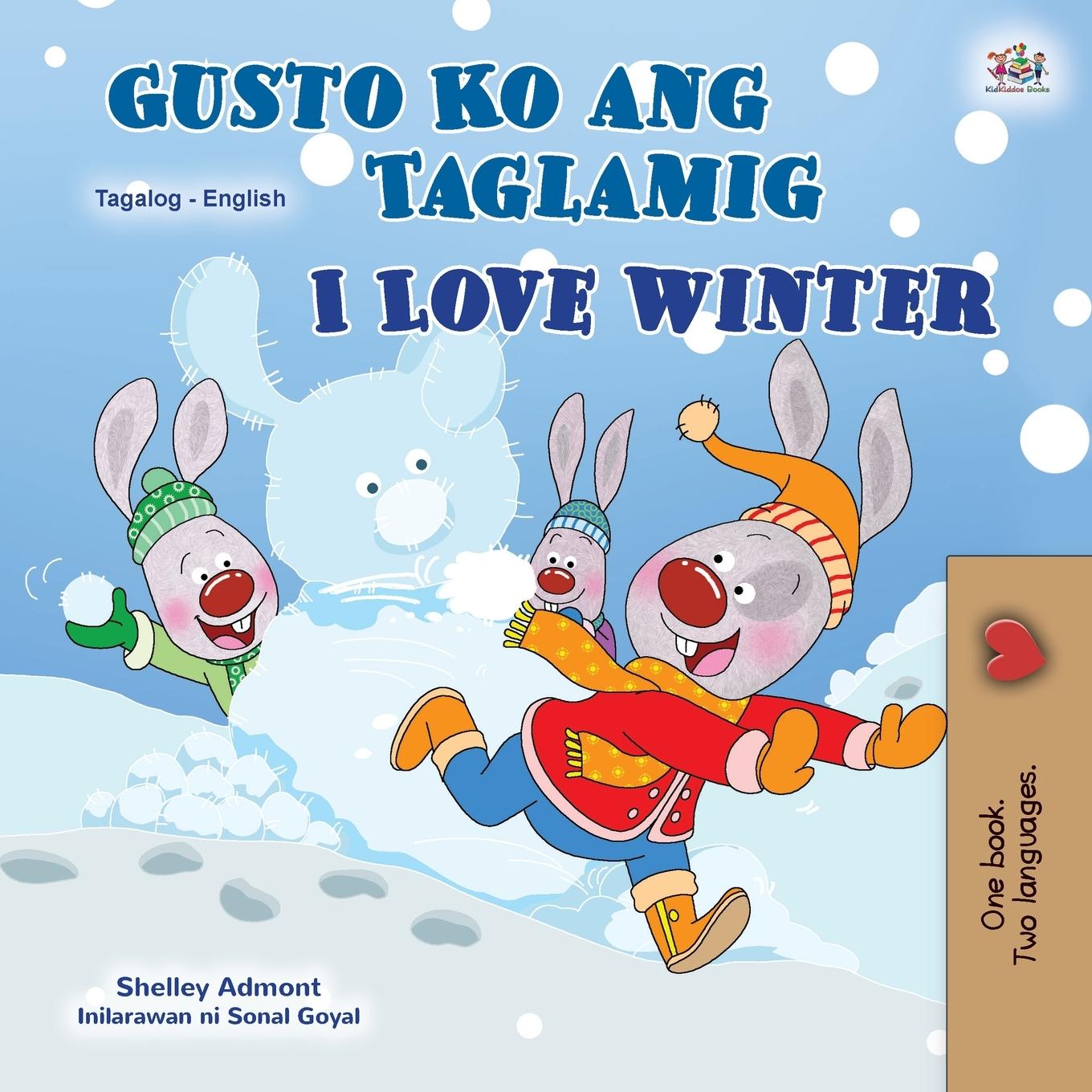 Carte I Love Winter (Tagalog English Bilingual Book for Kids) Kidkiddos Books