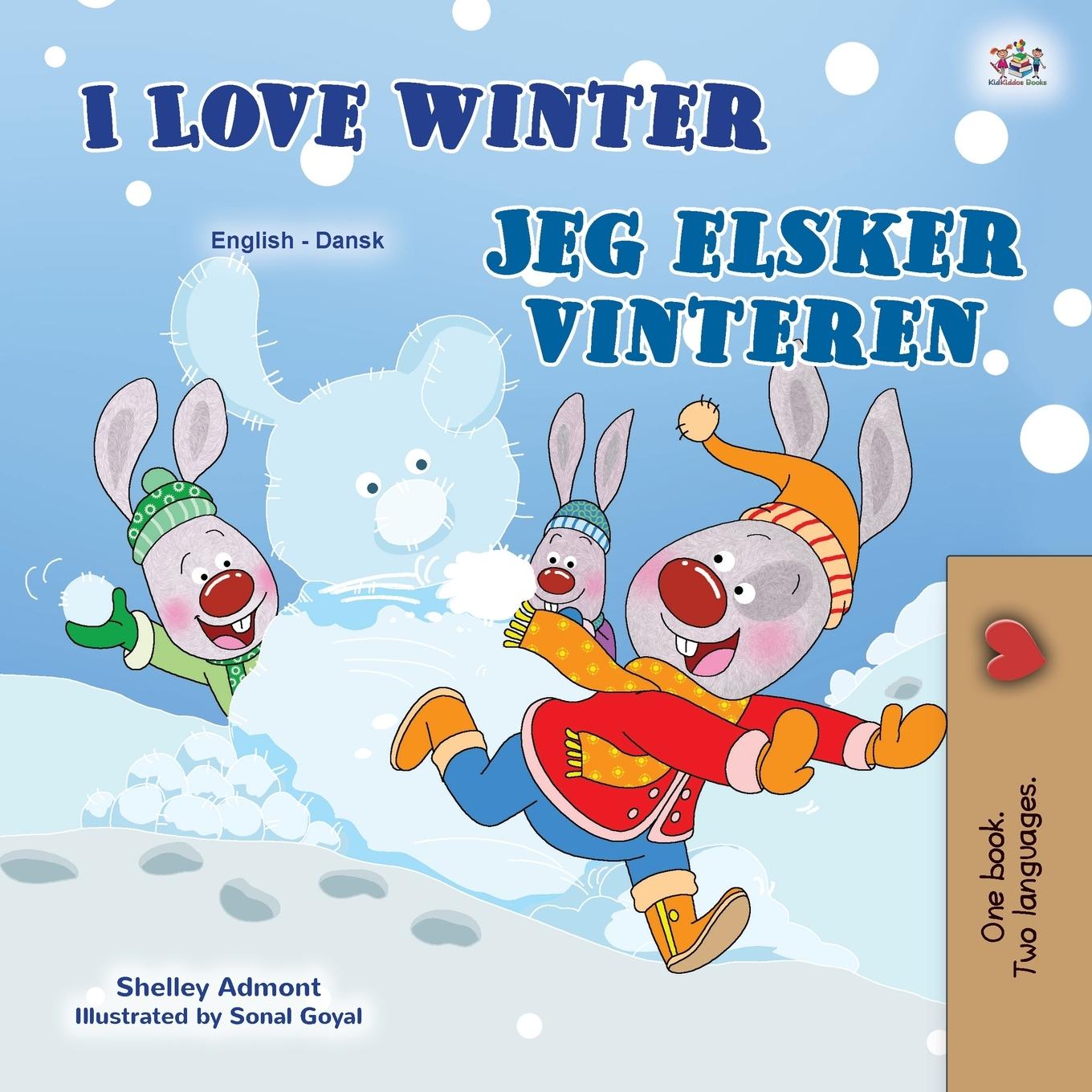 Kniha I Love Winter (English Danish Bilingual Book for Kids) Kidkiddos Books
