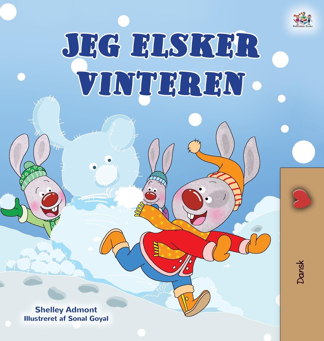 Kniha I Love Winter (Danish Children's Book) Kidkiddos Books