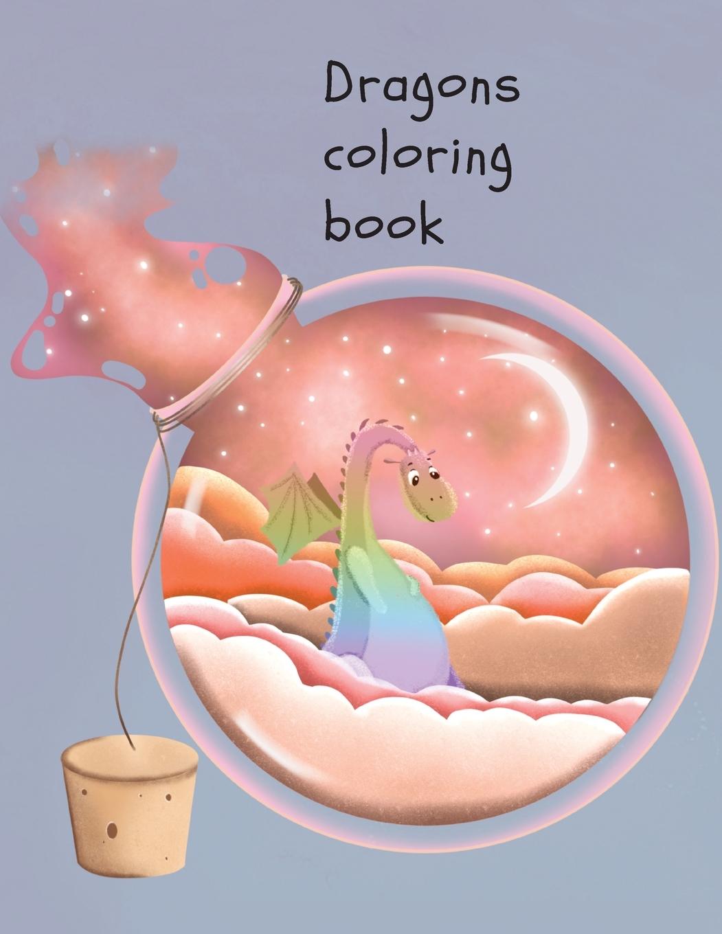 Könyv Dragons coloring book 