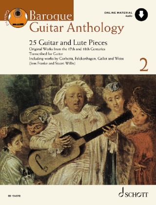 Книга Baroque Guitar Anthology, Vol. 2: 25 Guitar and Lute Pieces with a CD of Performances Stuart Willis