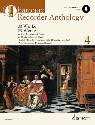 Könyv Baroque Recorder Anthology, Vol. 4 - 23 Works for Alto Recorder and Piano with Access to Online Audio Gudrun Heyens