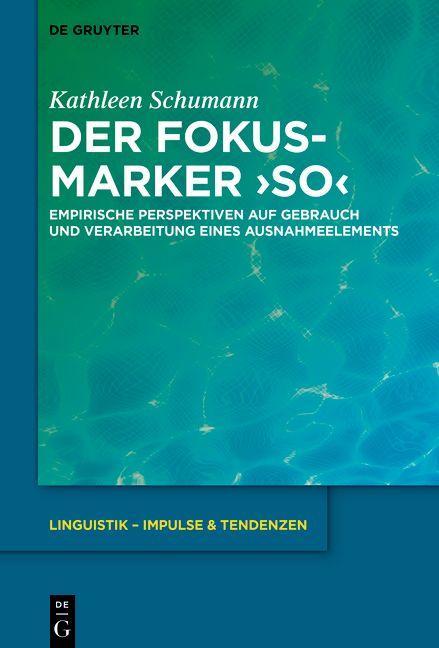 Buch Der Fokusmarker 'So' Kathleen Schumann