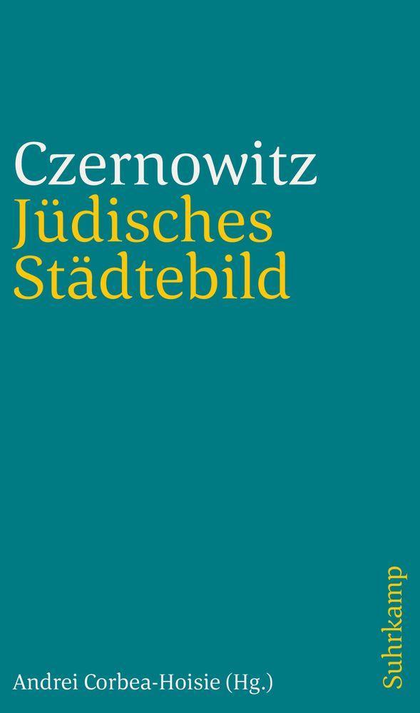Kniha Jüdisches Städtebild Czernowitz Renata Erich