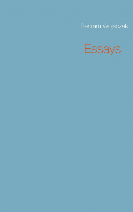 Book Essays Bertram Wojaczek