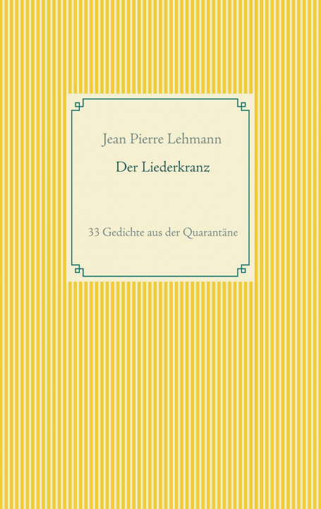 Knjiga Liederkranz Jean Pierre Lehmann