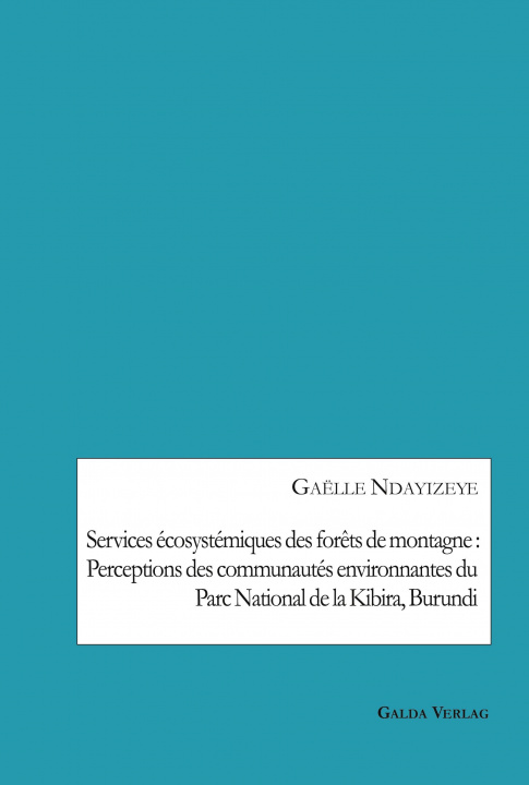 Kniha Services ecosystemiques des forets de montagne 