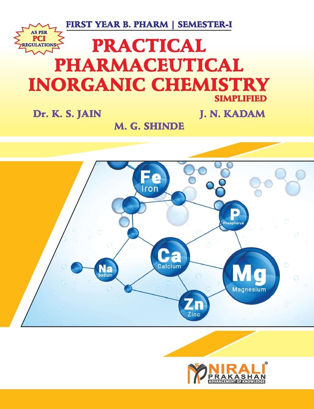 Buch PHARMACEUTICAL INORGANIC CHEMISTRY Simplified (Practical Book) K. S. Dr Jain