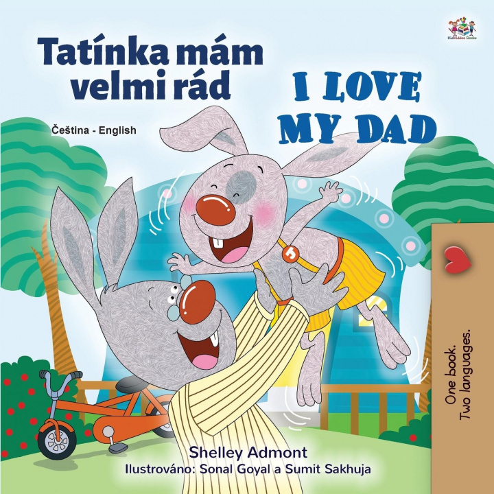 Book I Love My Dad (Czech English Bilingual Children's Book) Kidkiddos Books