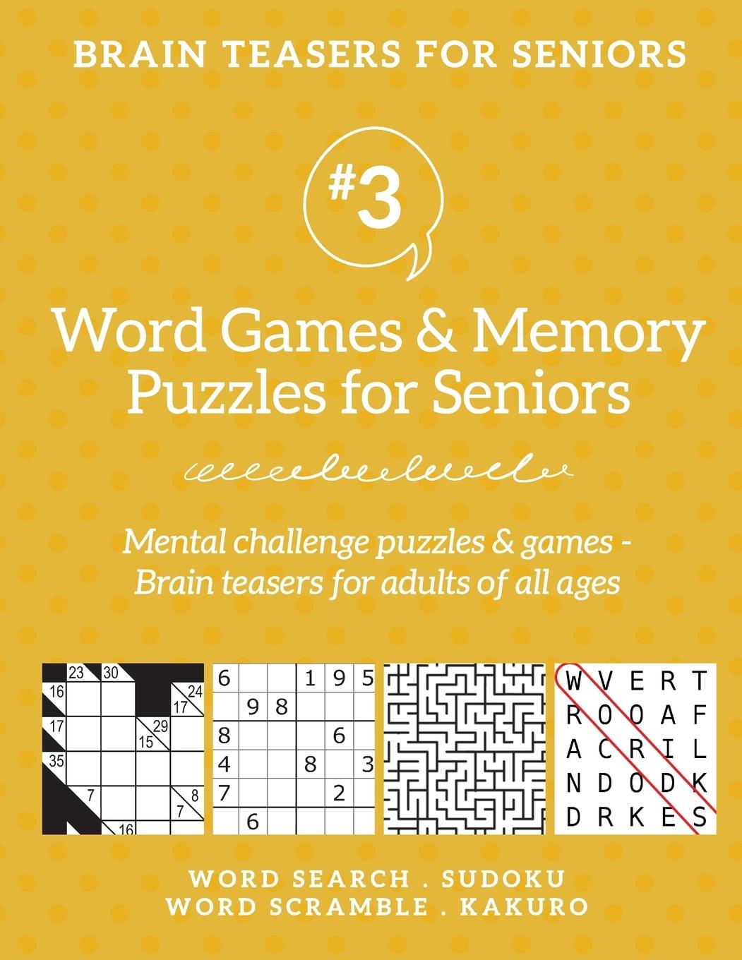 Libro Brain Teasers for Seniors #3 Barb Drozdowich