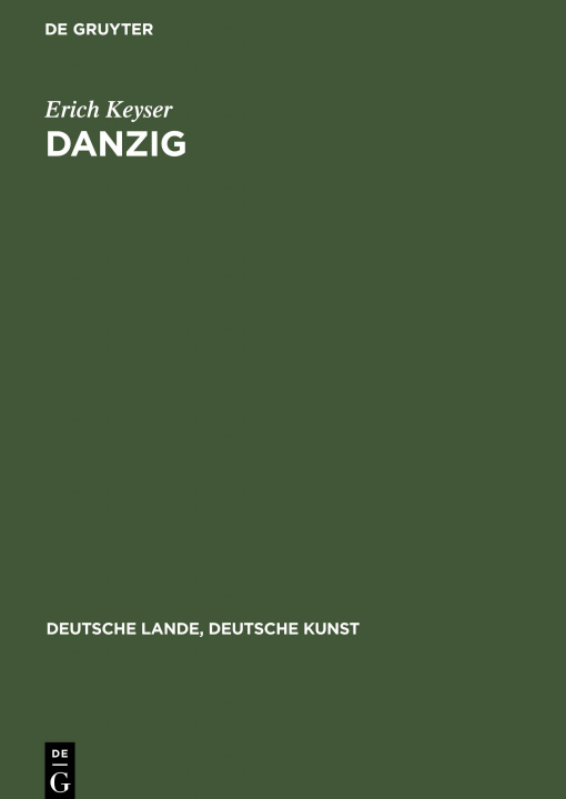 Book Danzig Erich Keyser