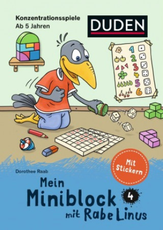 Kniha Mein Miniblock mit Rabe Linus - Konzentrationsspiele Dorothee Raab