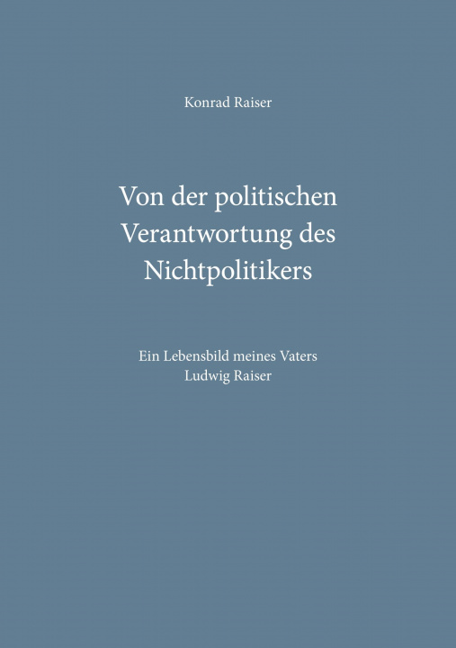 Book Von der politischen Verantwortung des Nichtpolitikers 