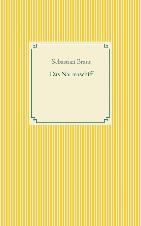 Book Narrenschiff Sebastian Brant