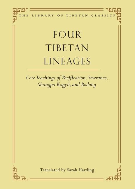 Carte Four Tibetan Lineages 