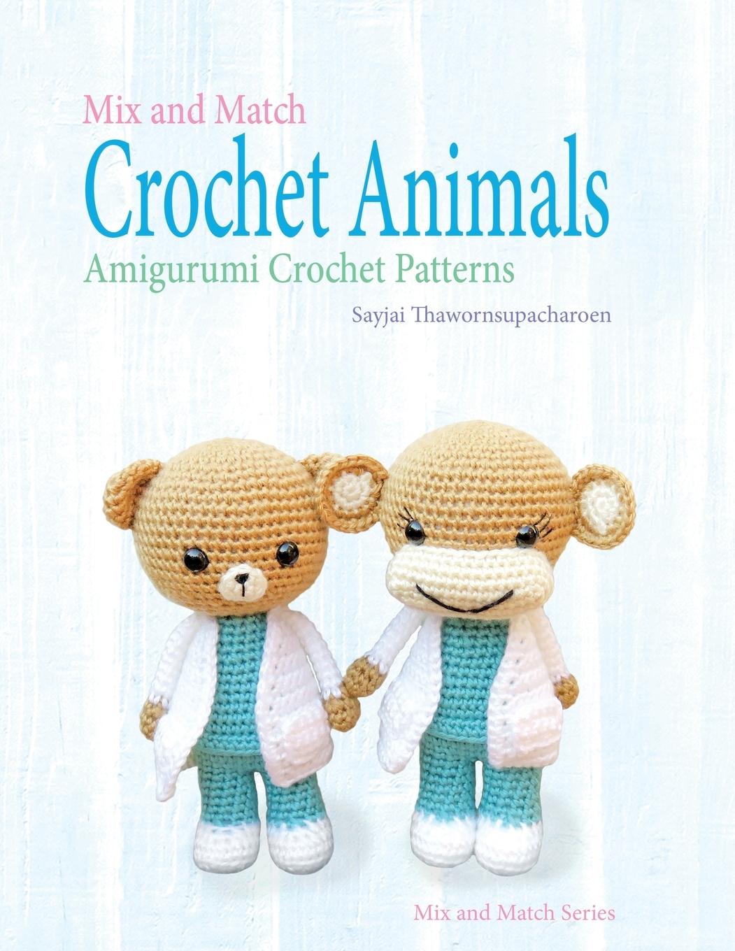 Book Mix and Match Crochet Animals Robert Appelboom