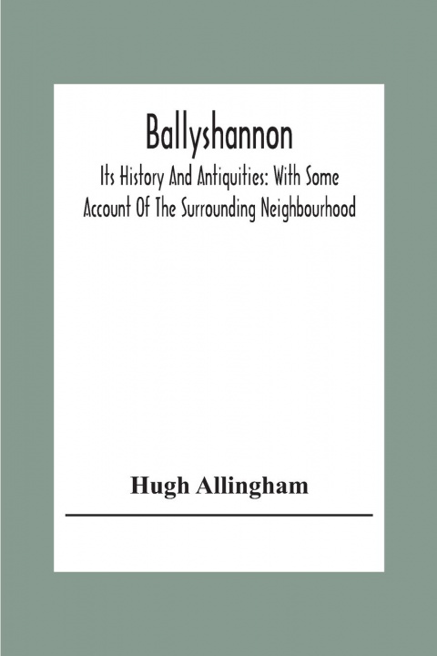 Knjiga Ballyshannon Hugh Allingham