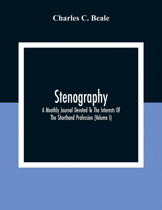 Knjiga Stenography Charles C. Beale