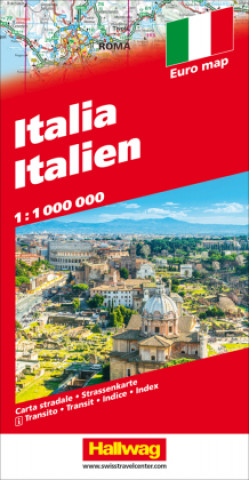 Tiskovina Italien Strassenkarte 1 : 1 000 000 