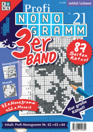 Kniha Profi-Nonogramm 3er-Band Nr. 21 