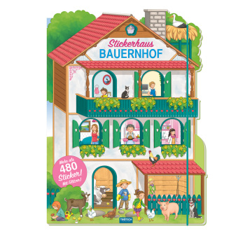 Knjiga Trötsch Stickerbuch Stickerhaus Bauernhof Trötsch Verlag GmbH & Co.KG