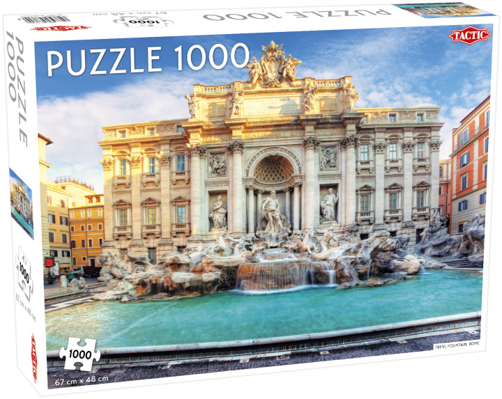 Játék Puzzle Fontanna di Trevi - Rzym 1000 