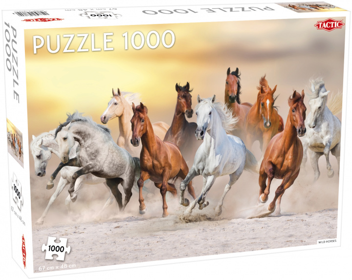 Kniha Puzzle Dzikie konie 1000 