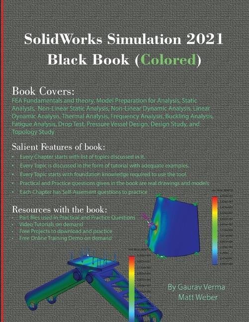 Buch SolidWorks Simulation 2021 Black Book (Colored) Verma Gaurav Verma