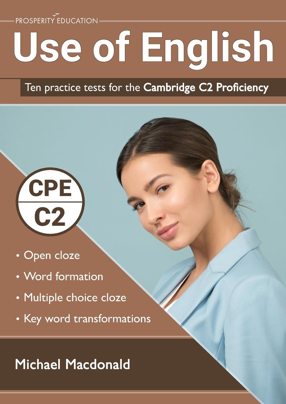 Könyv Use of English: Ten practice tests for the Cambridge C2 Proficiency Michael MacDonald