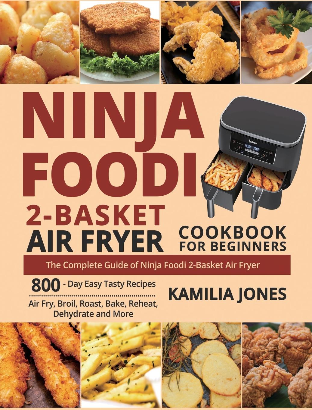 Carte Ninja Foodi 2-Basket Air Fryer Cookbook for Beginners Jack White