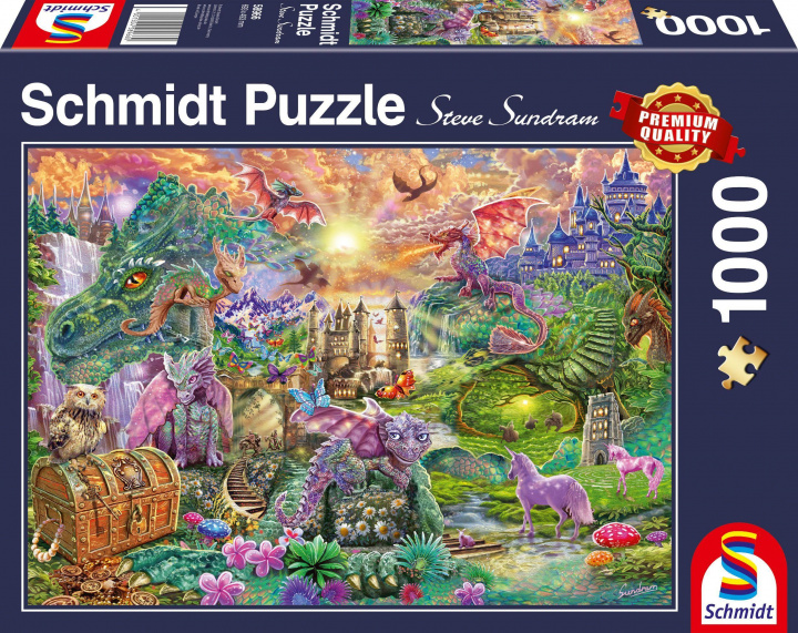 Hra/Hračka Verzaubertes Drachenland Puzzle 1.000 Teile 