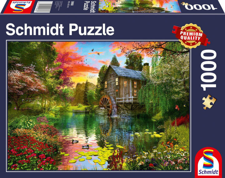 Hra/Hračka Die Wassermühle Puzzle 1.000 Teile 