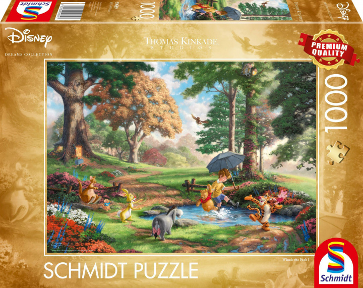 Game/Toy Disney, Winnie The Pooh Puzzle 1.000 Teile 