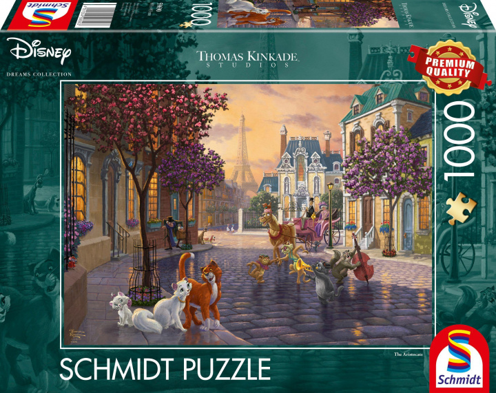 Game/Toy Disney, The Aristocats Puzzle 1.000 Teile 