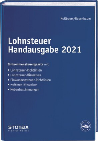 Книга Lohnsteuer Handausgabe 2021 Anke Brachmann