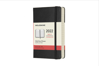 Książka Moleskine 2022 12-Month Daily Pocket Hardcover Notebook 
