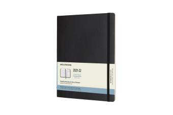 Книга Moleskine 2022 18-Month Monthly Extra Large Softcover Notebook 