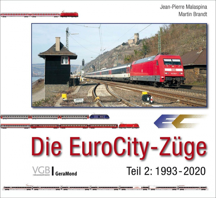 Książka Die EuroCity-Züge Jean-Pierre Malaspina