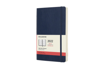 Книга Moleskine 2022 12-Month Daily Large Softcover Notebook 