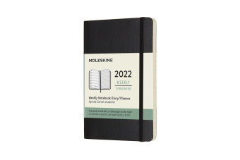 Kniha Moleskine 2022 12-Month Weekly Pocket Softcover Notebook 