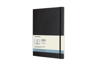Könyv Moleskine 2022 12-Month Monthly Extra Large Softcover Notebook 