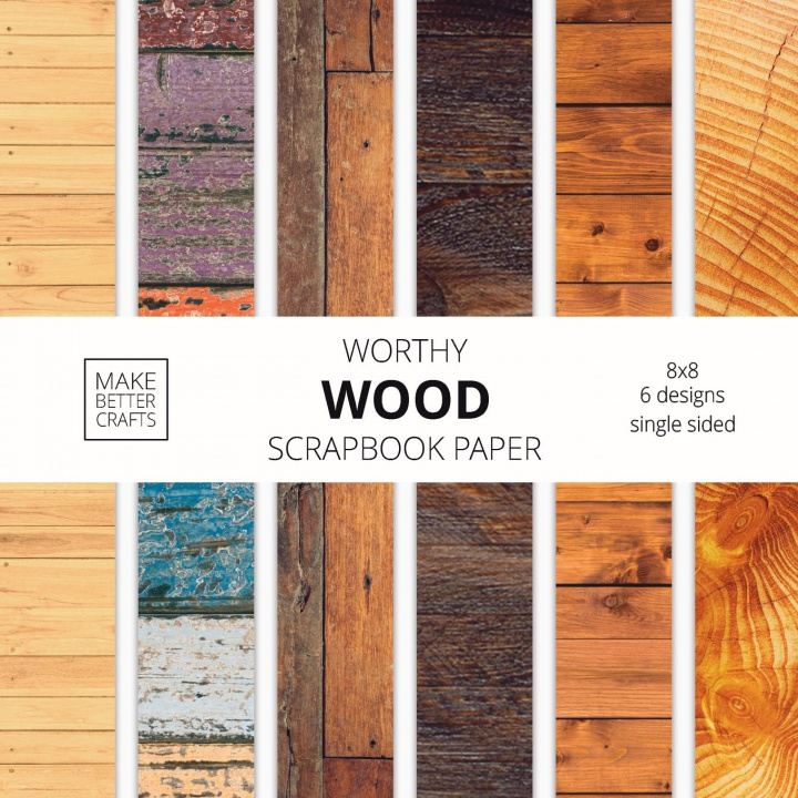 Kniha Worthy Wood Scrapbook Paper 