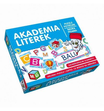 Βιβλίο Puzzle Akademia literek 