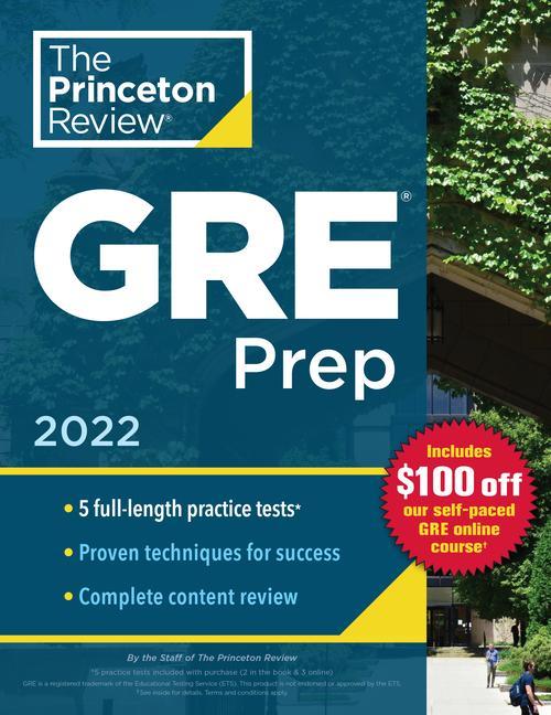 Könyv Princeton Review GRE Prep, 2022 Princeton Review